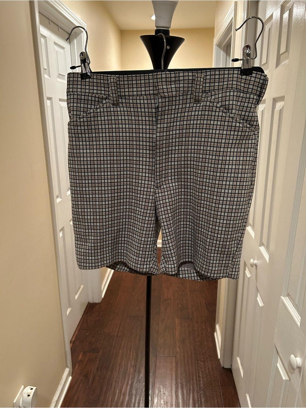 Cool vintage Check Pattern Shorts